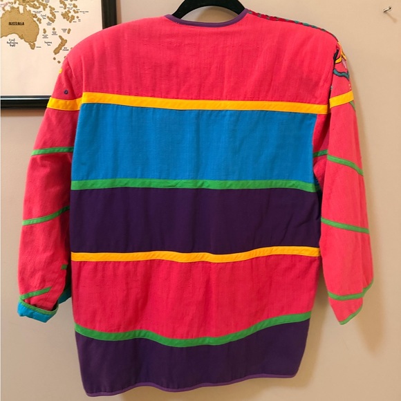 Colorful Patchwork Blazer - Picture 3 of 4